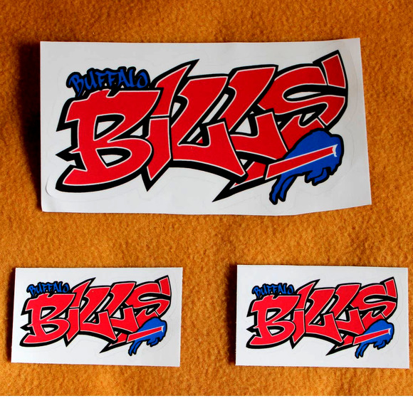 Billss Graffiti Water Resistant Sticker Decal 7x4 in and 3.5x2 in (pack of 3) - Picture 1 of 3